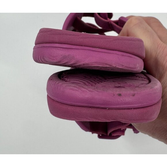 Chaco Kids Chillos Outskirt Fuchsia Slide Sandals K5 Durable Rubber Sole Casual - Picture 10 of 10